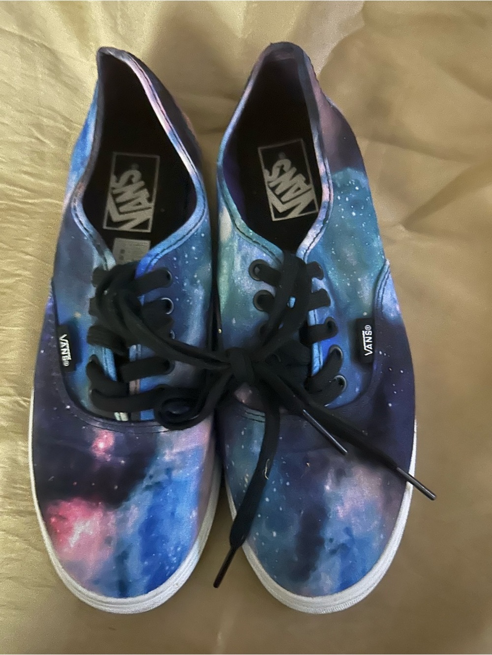 Vans Galaxy unisex 6.5 men’s 8.Print Canvas Sneakers in Blue, Purple, Pink